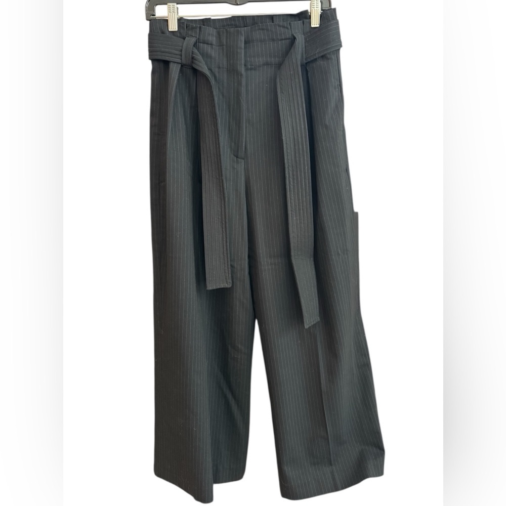 A.L.C. Charcoal Pinstripe Trousers